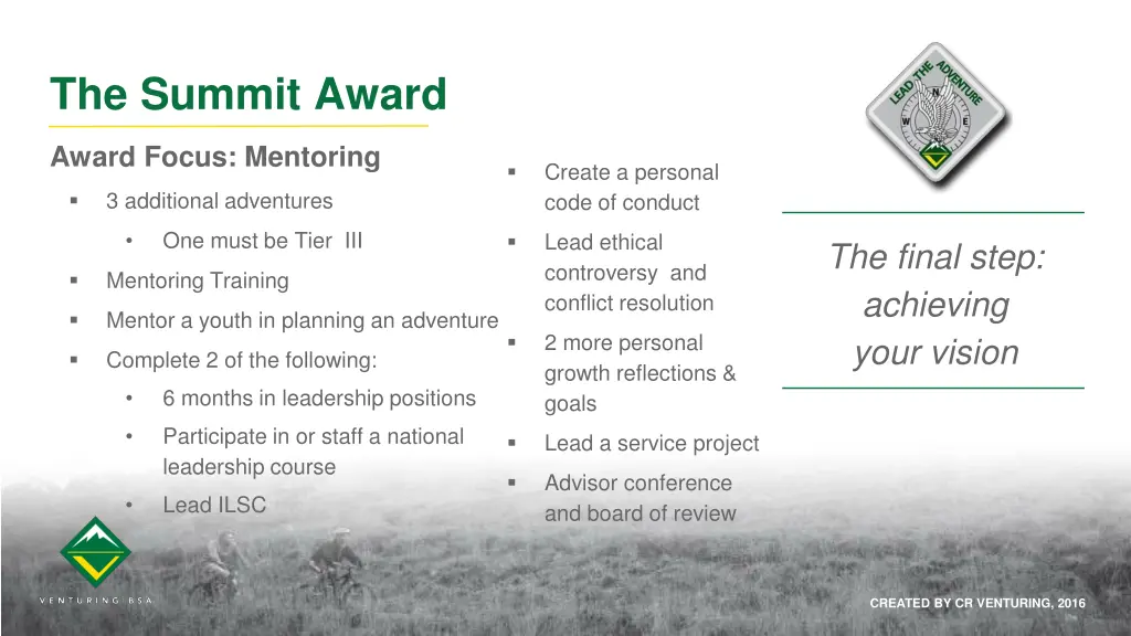the summit award