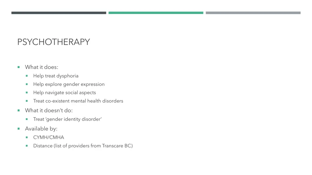 psychotherapy
