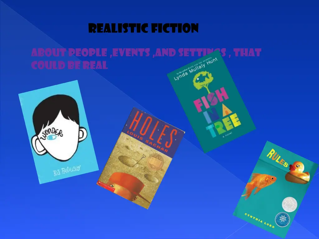 realistic fiction
