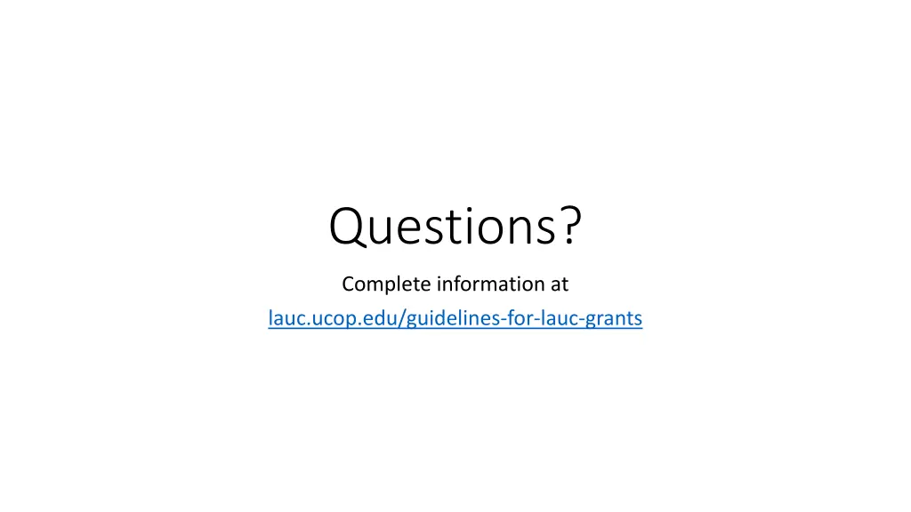 questions