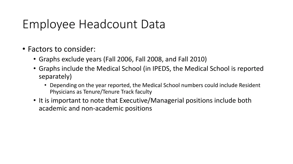 employee headcount data