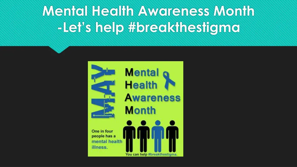 mental health awareness month let s help