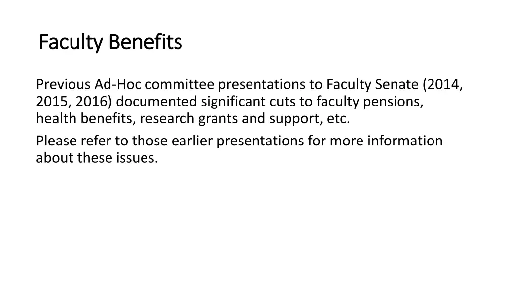 faculty benefits faculty benefits