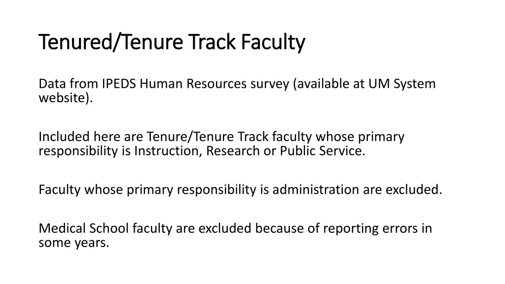 tenured tenure track faculty tenured tenure track