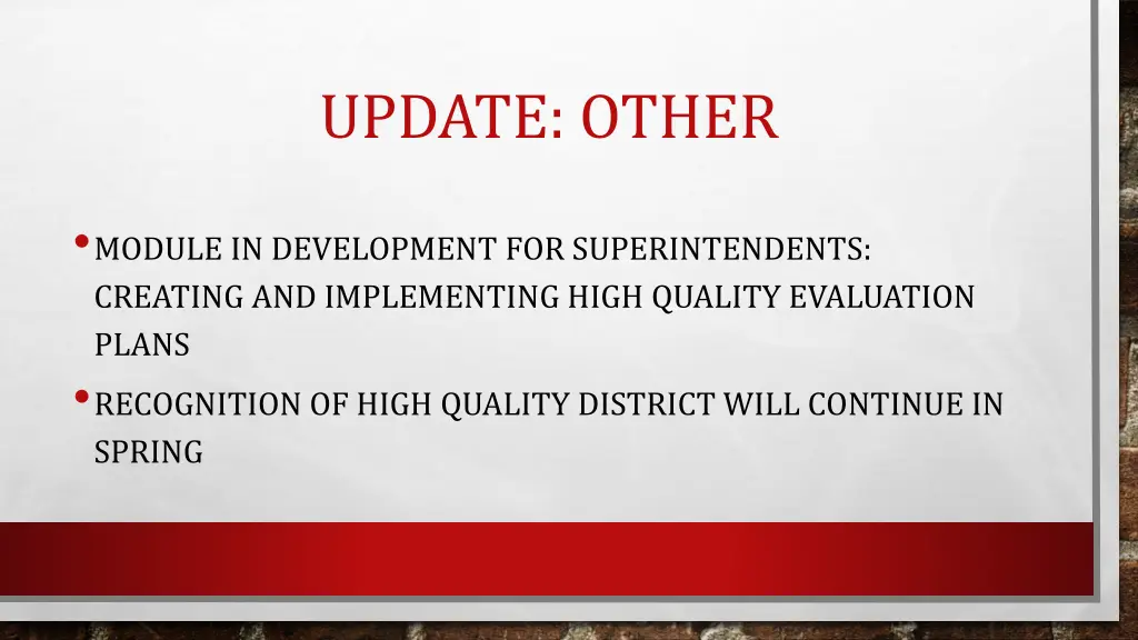 update other