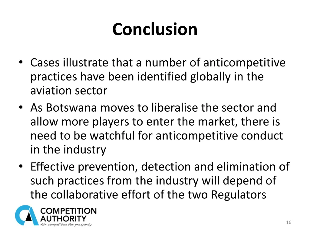 conclusion