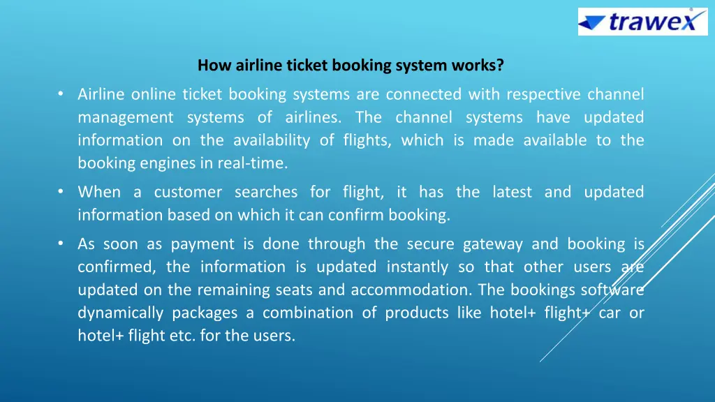 how airline ticket booking system works airline