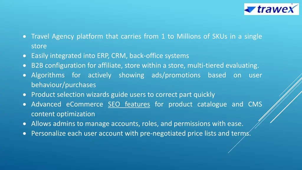 travel agency platform that carries from