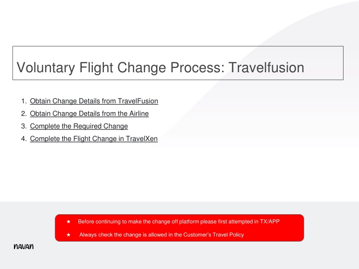 voluntary flight change process travelfusion