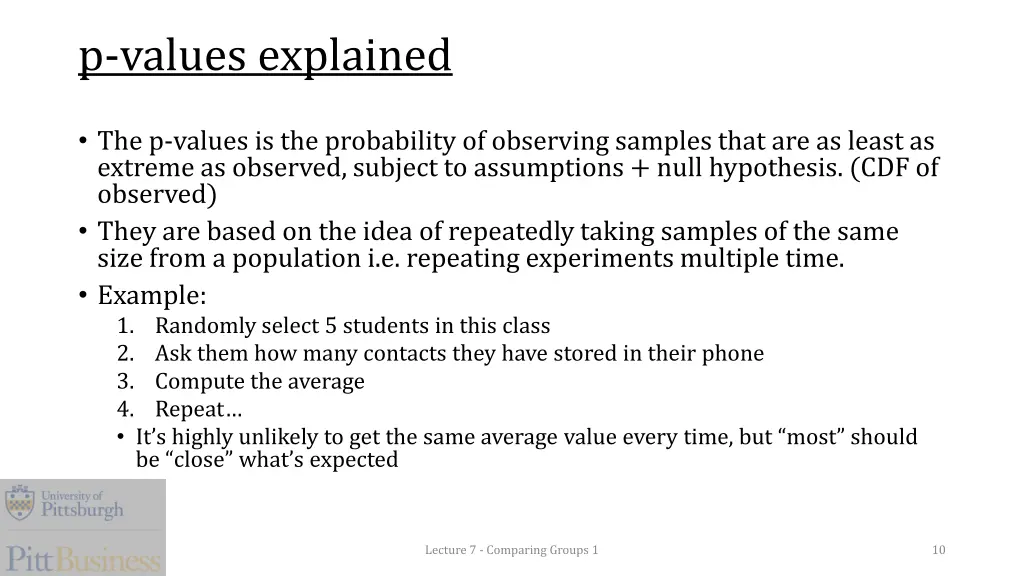 p values explained