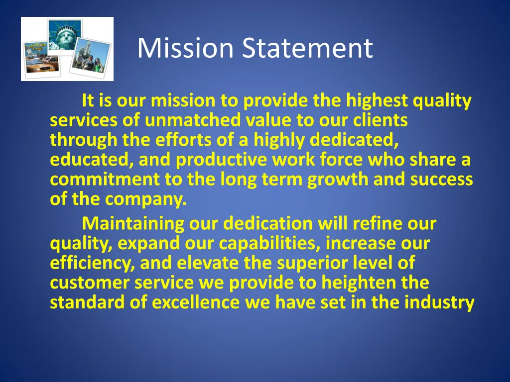 mission statement