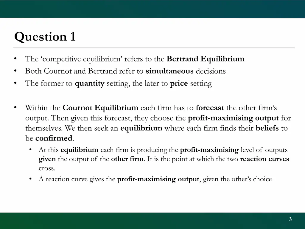 question 1 1
