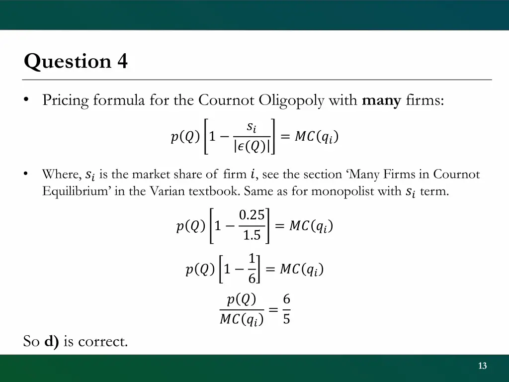 question 4 1