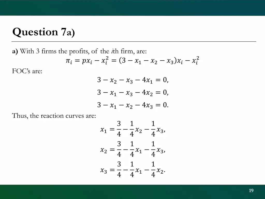 question 7 a