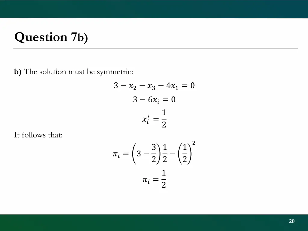 question 7 b