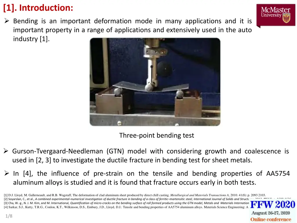 1 introduction bending is an important