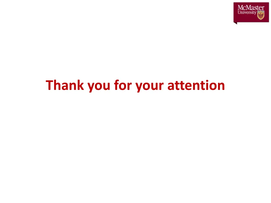thank you for your attention
