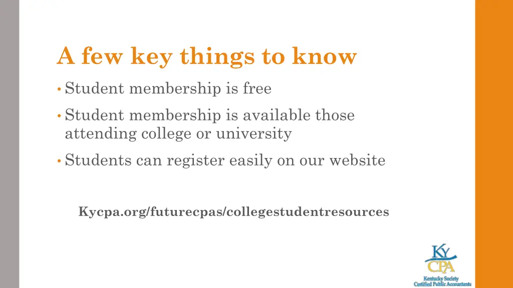 a few key things to know