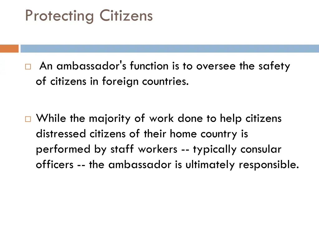 protecting citizens