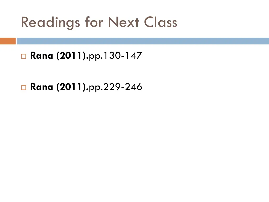readings for next class