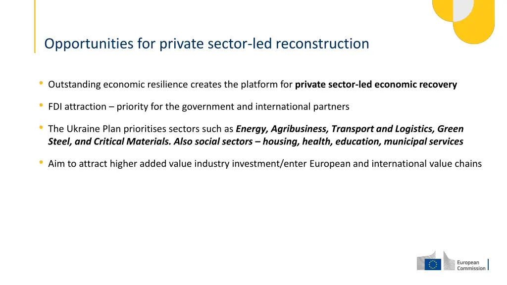 opportunities for private sector