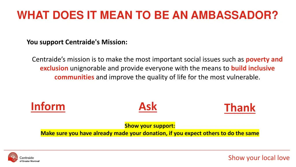 what does it mean to be an ambassador
