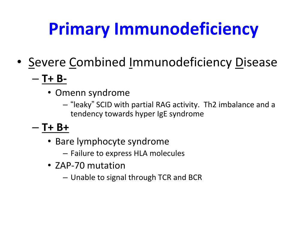 primary immunodeficiency 1