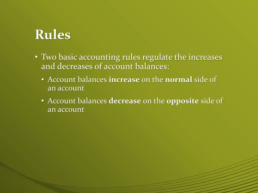 rules