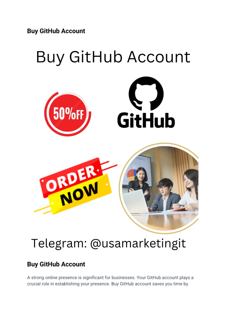 buy github account