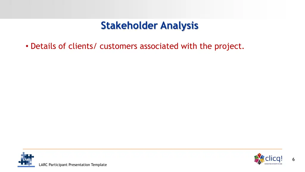 stakeholder analysis