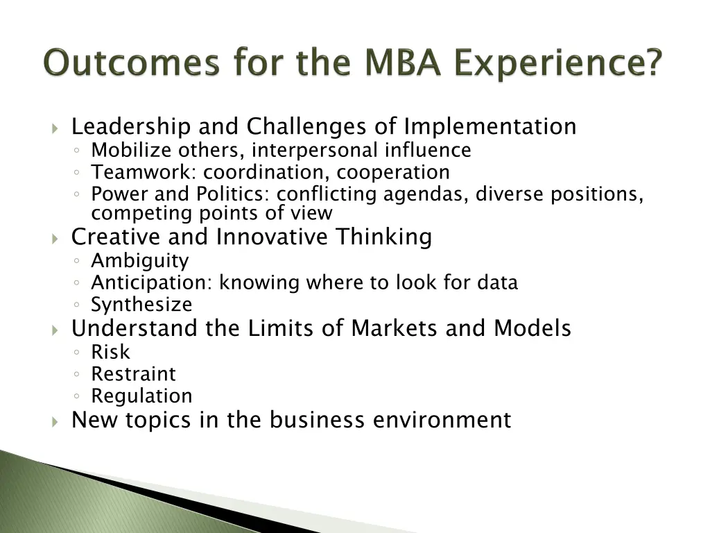 leadership and challenges of implementation 1