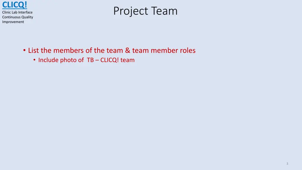 clicq clinic lab interface continuous quality 2