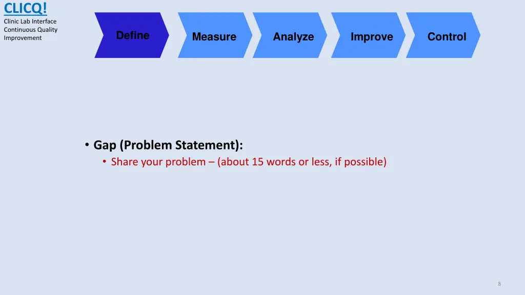 clicq clinic lab interface continuous quality 7