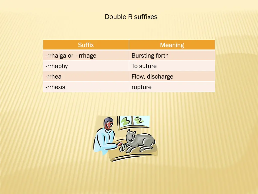 double r suffixes