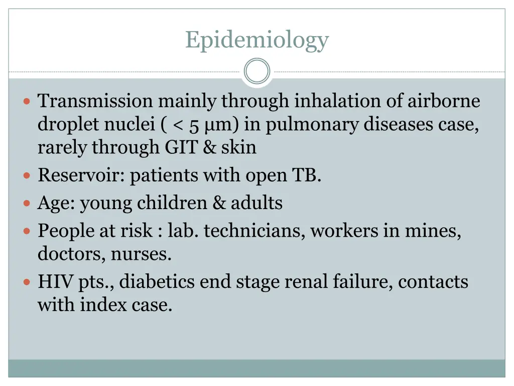 epidemiology 1