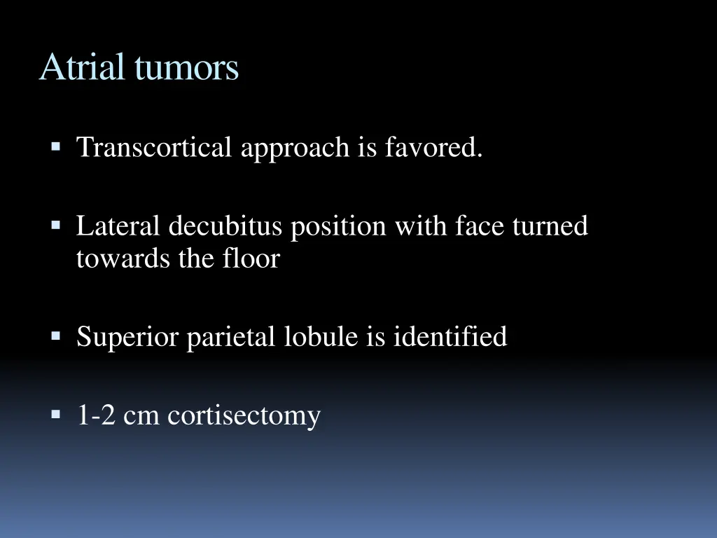 atrial tumors