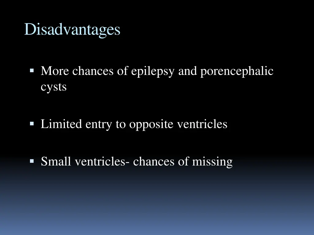 disadvantages 1