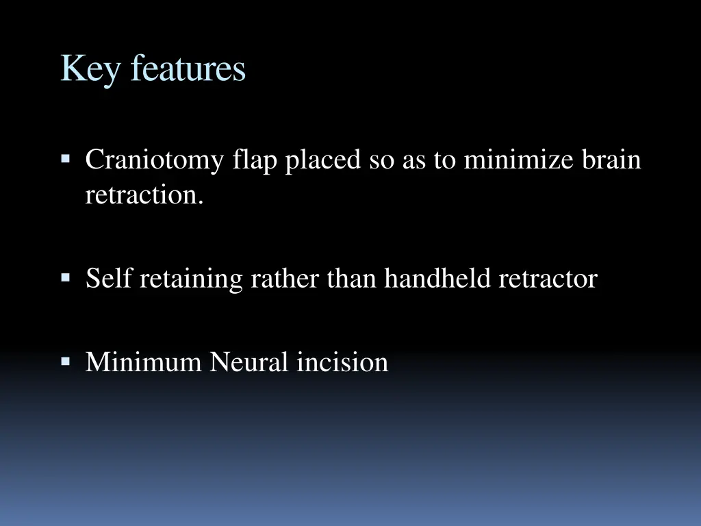 key features