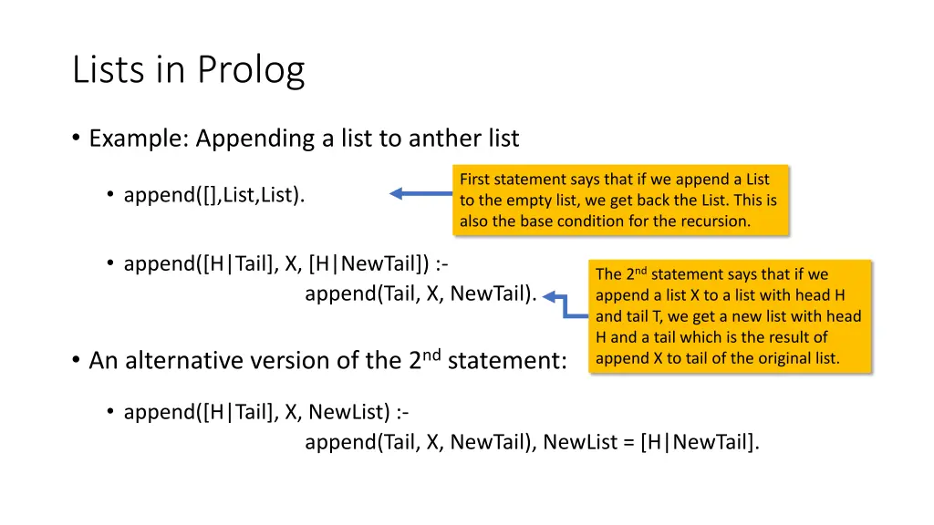 lists in prolog 1