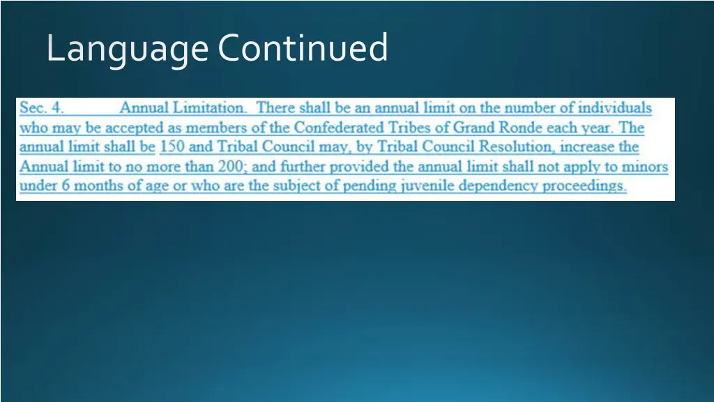 language continued 1