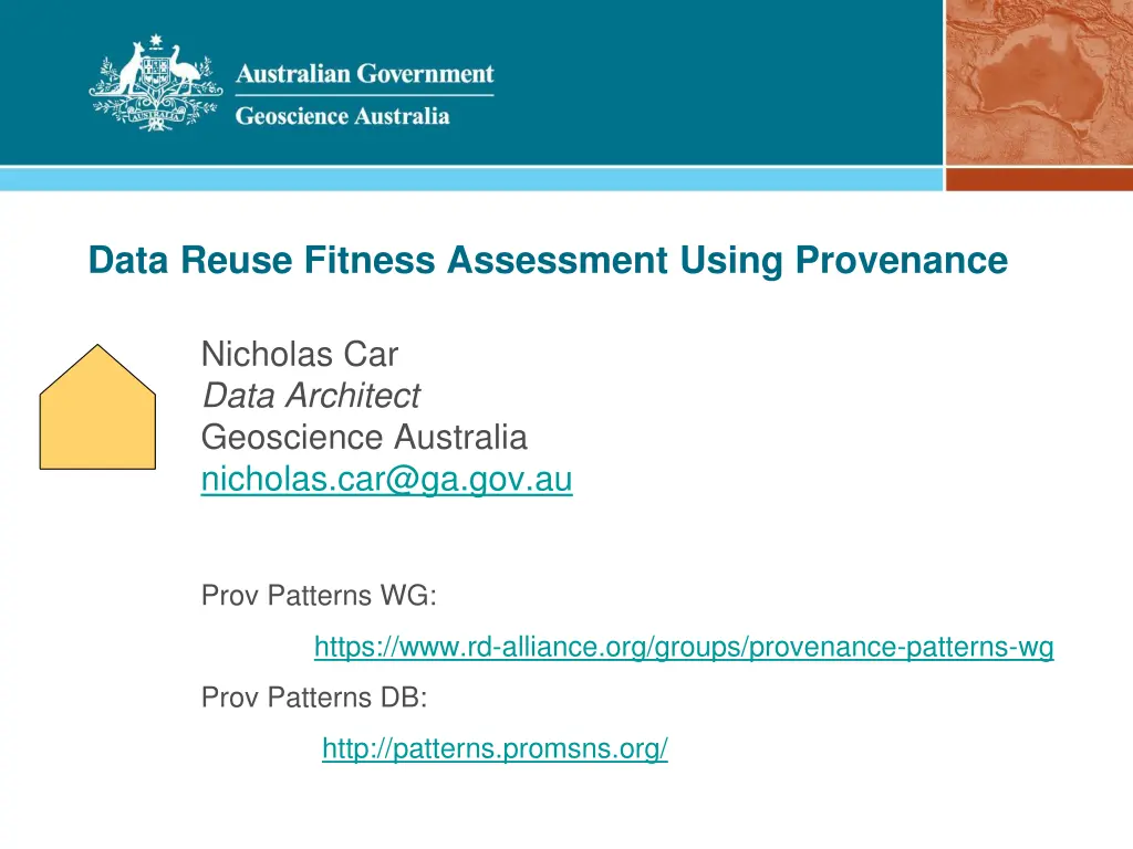 data reuse fitness assessment using provenance 1