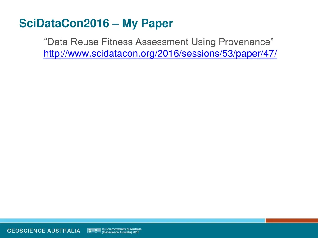 scidatacon2016 my paper
