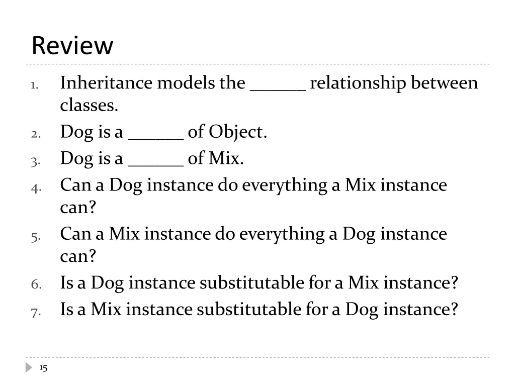 review