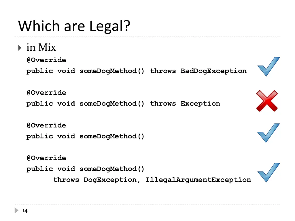 which are legal