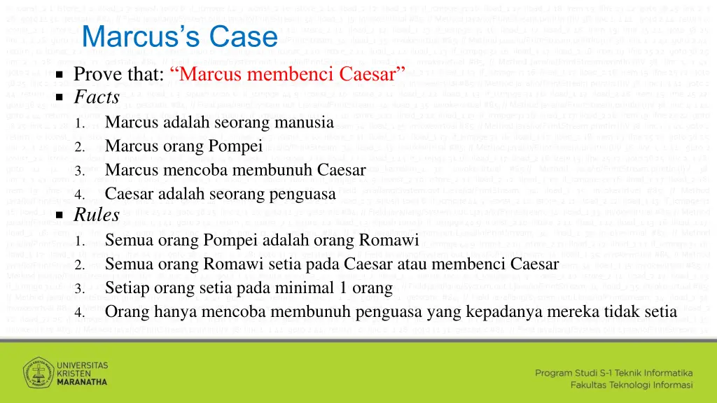 marcus s case