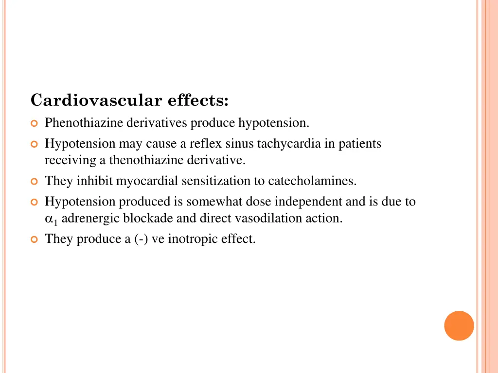 cardiovascular effects