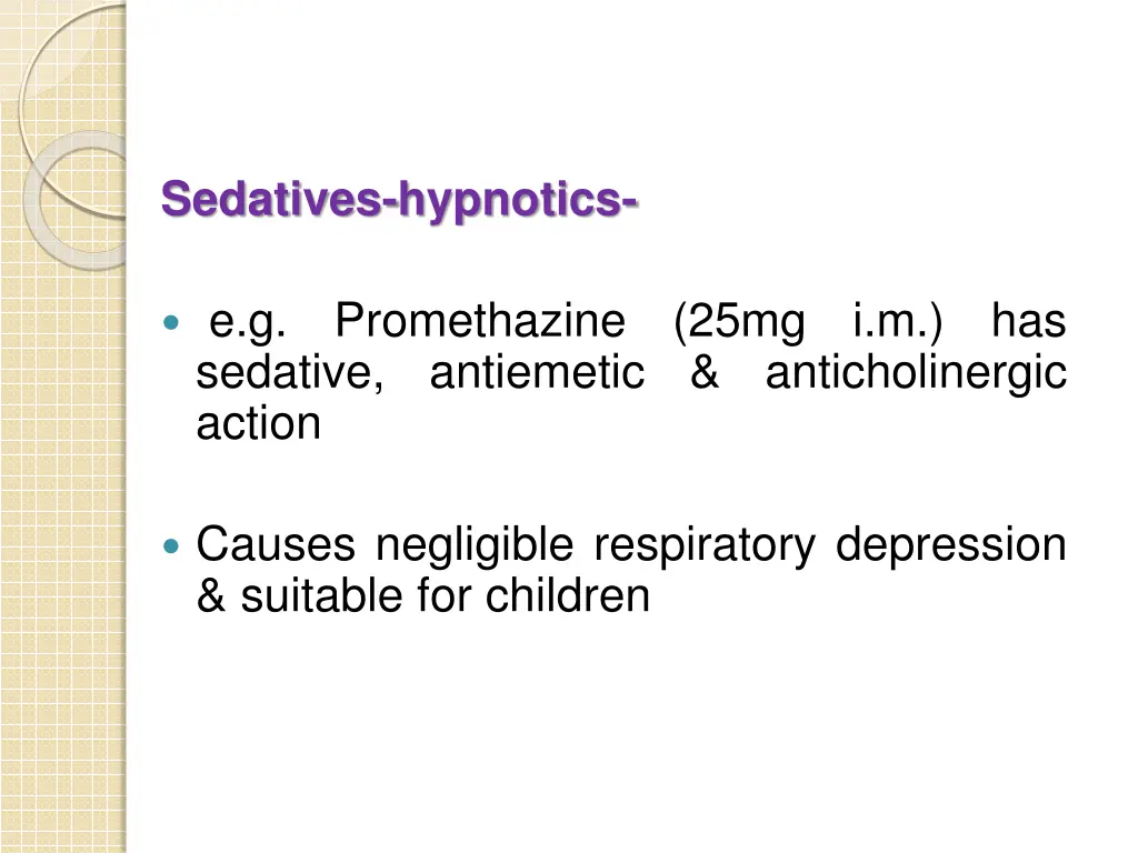 sedatives hypnotics