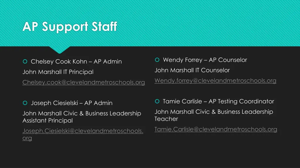 ap support staff