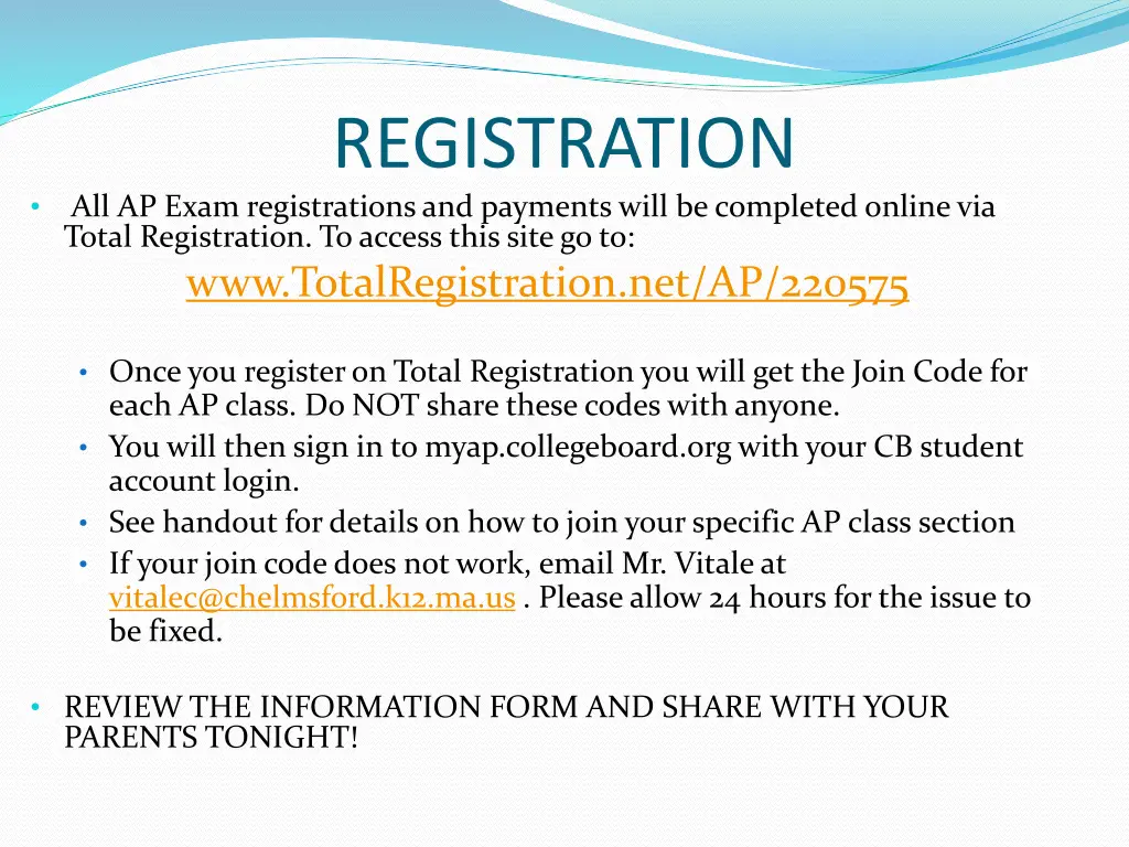 registration