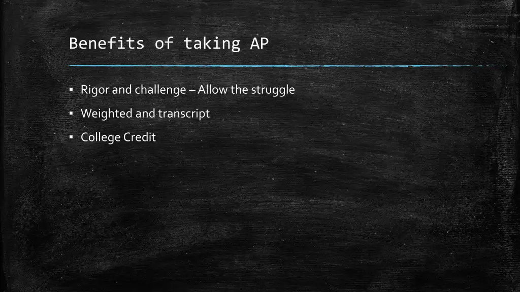 benefits of taking ap